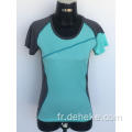 Slim confortable Sport Knited Wear Tshirt